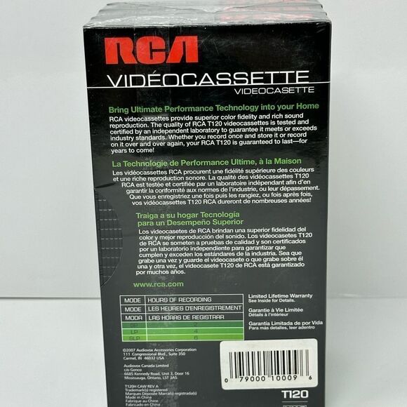 Sealed lot of 3 RCA vhs tapes - Picture 3 of 3